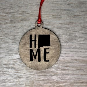 Home State Wooden Ornaments