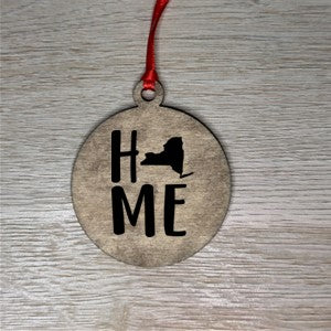 Home State Wooden Ornaments