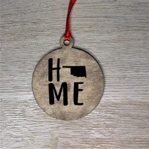 Home State Wooden Ornaments