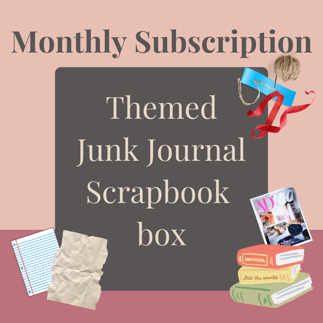 Junk Journal Scrapbook box - Subscription