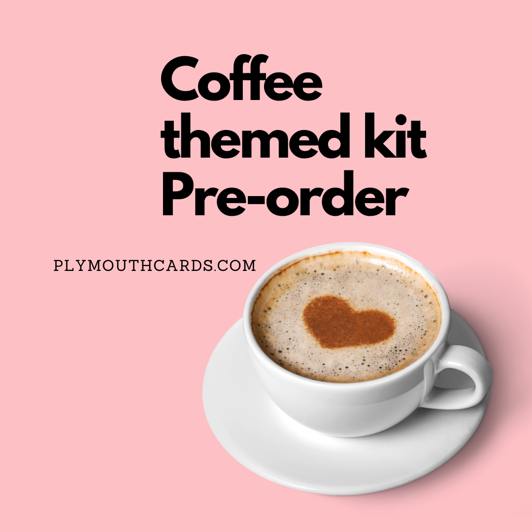 Coffee Junk Journal card kit - April 2024