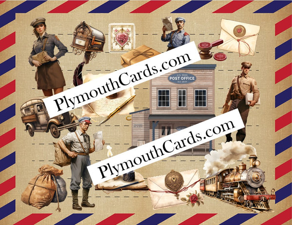 Post Office - Digital file - Plymouth Cards
