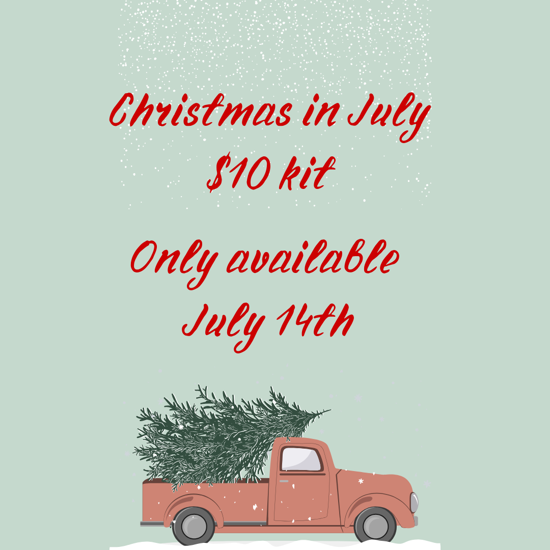 Christmas in July Mini Journal card kit - July 14th ONLY