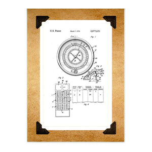 Roulette Wheel patent card-Greeting Card-Plymouth Cards