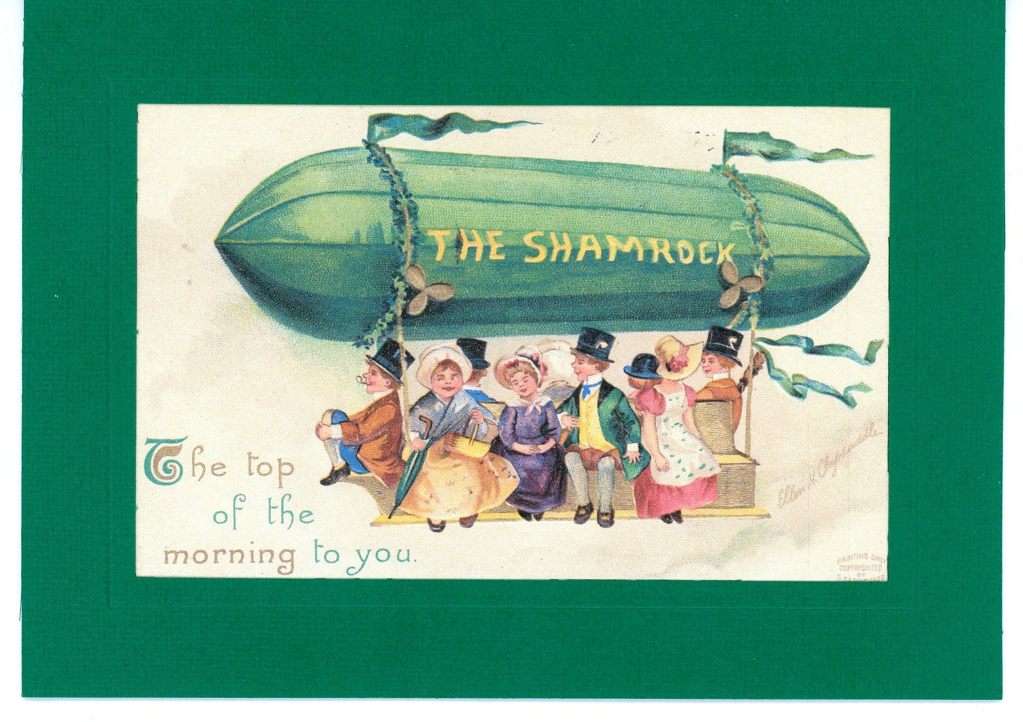 St Patrick's Day Greeting From the Past greeting cards