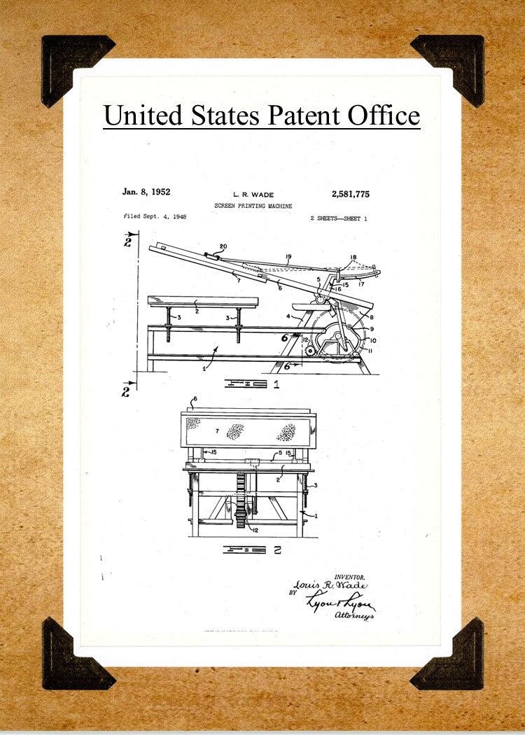 Screen Printing Machine-Greeting Card-Plymouth Cards