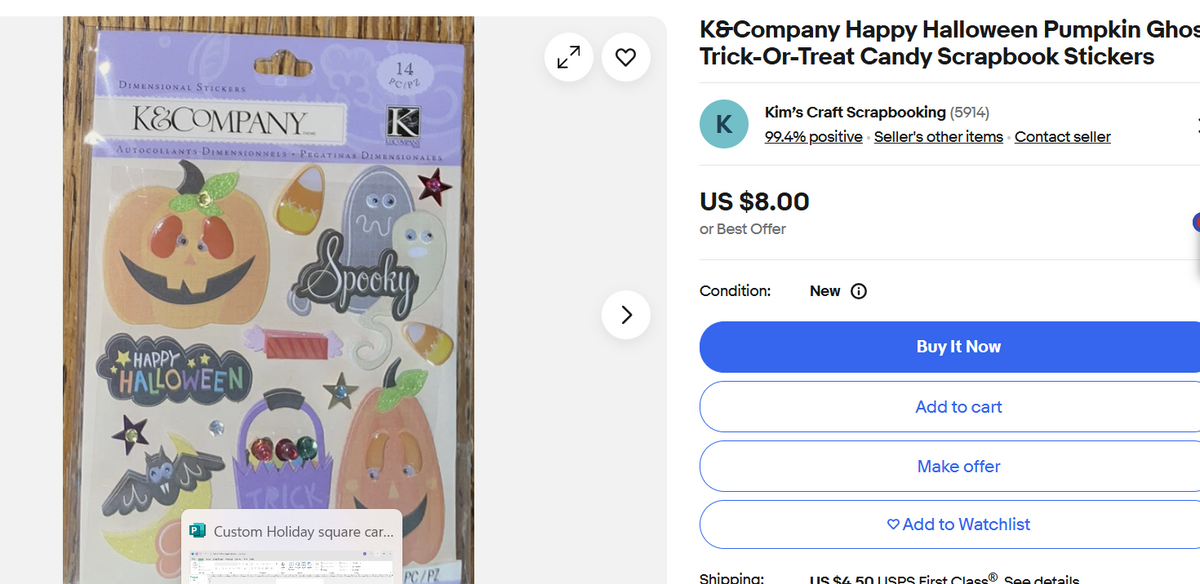 Spooky Halloween stickers