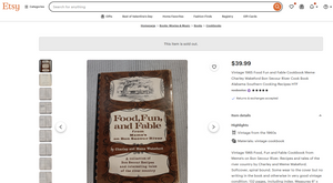 Food, Fun and Fable from Meme's on Bon Secour River - Signed by Meme