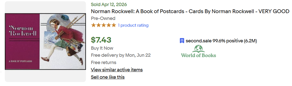 Norman Rockwell - A Book of Postcards