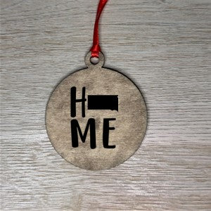 Home State Wooden Ornaments