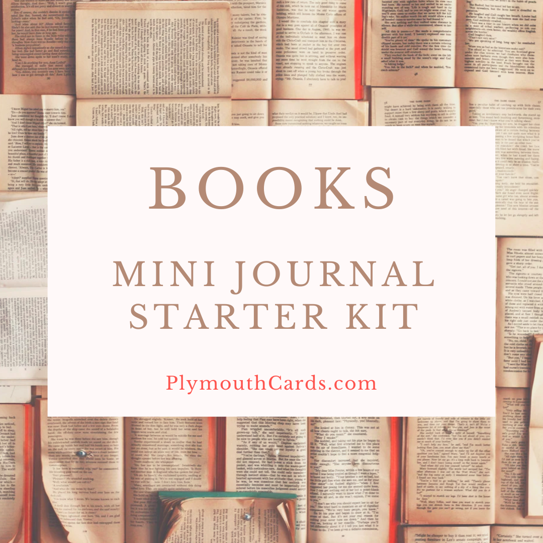 Books Mini Journal card starter kit