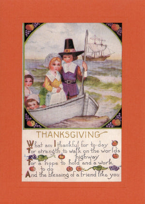 Thanksgiving Greeting From the Past greeting cards