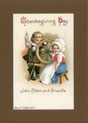 Thanksgiving Greeting From the Past greeting cards