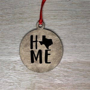 Home State Wooden Ornaments