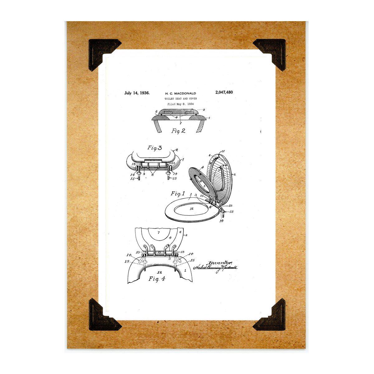 Bathroom patent cards