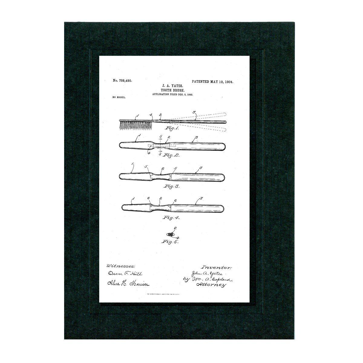 Bathroom patent cards