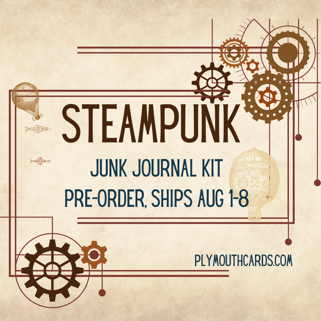 Steampunk Junk Journal Scrapbook kit