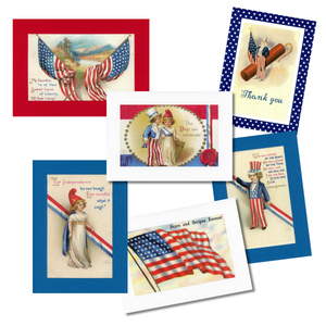 Patriotic "Greetings from the Past" Sampler