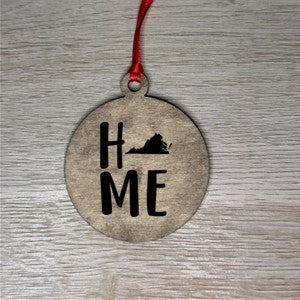 Home State Wooden Ornaments