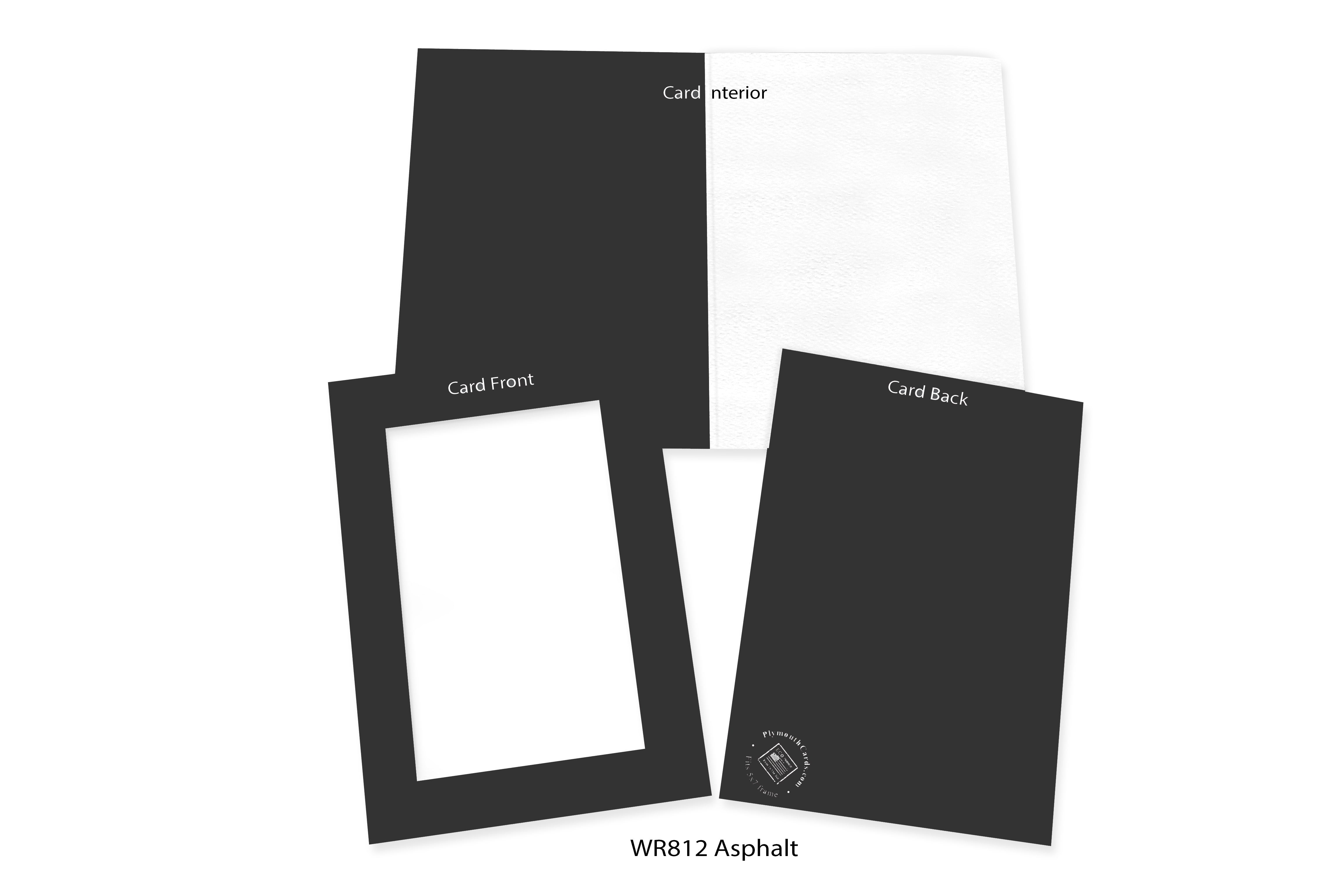 Asphalt Insert Note Card #WR812 - Plymouth Cards