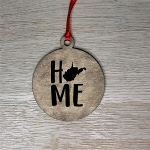 Home State Wooden Ornaments