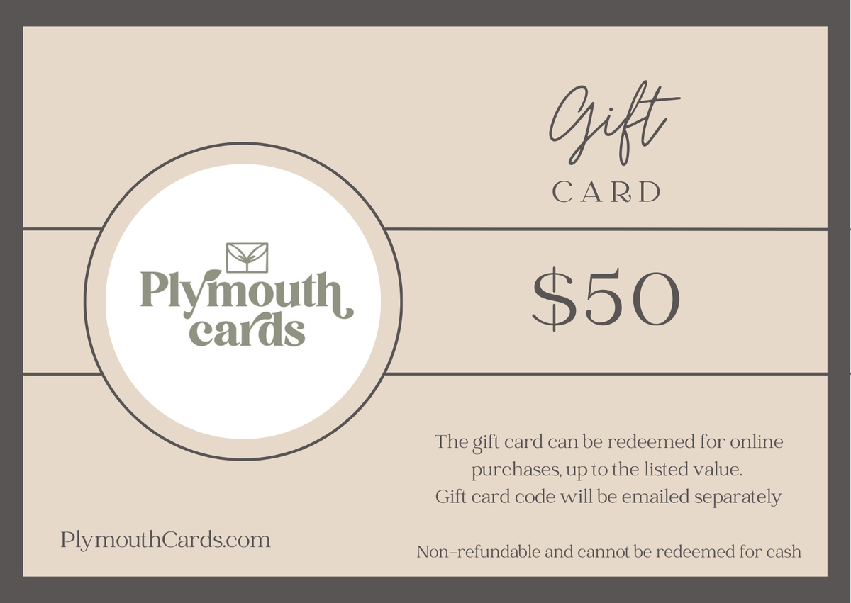 Plymouth Cards gift card