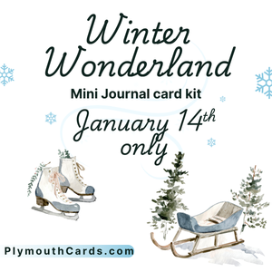 Winter Wonderland Mini Journal card kit - January 14th ONLY