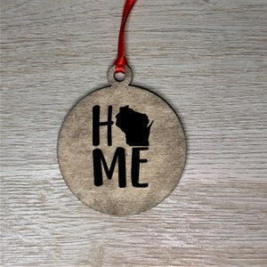 Home State Wooden Ornaments
