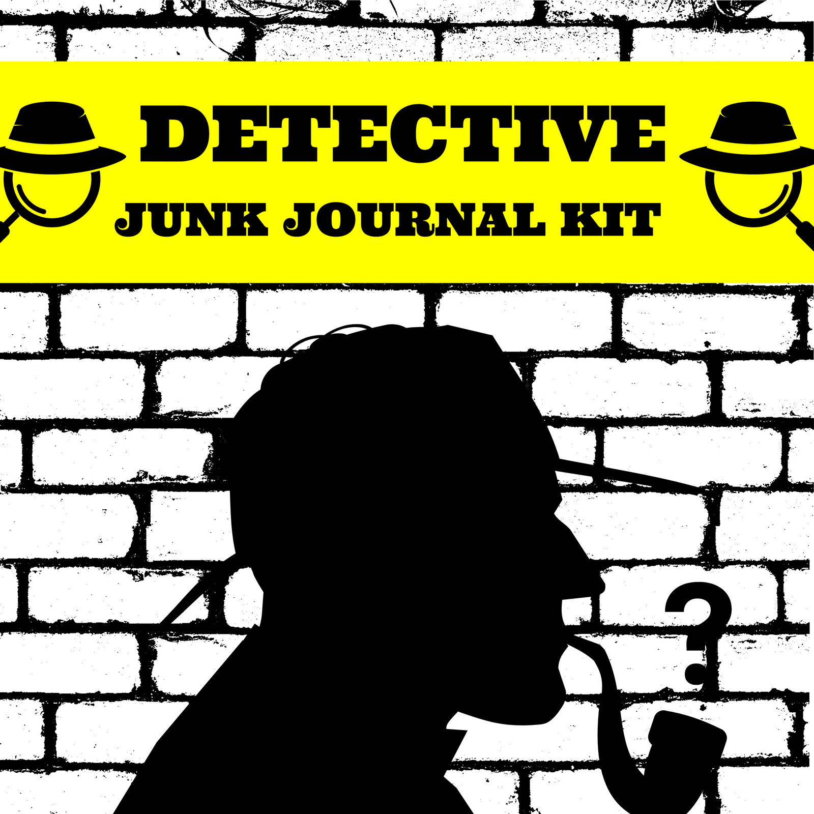 Detective Junk Journal Scrapbook kit - February 2025