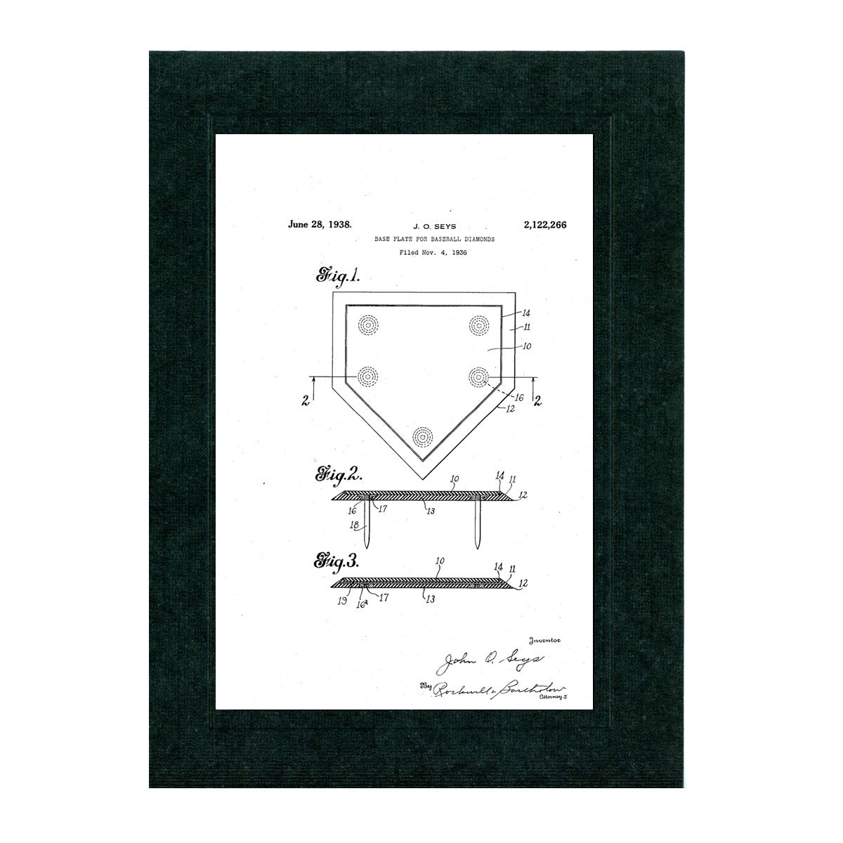 Baseball Patents patent card set