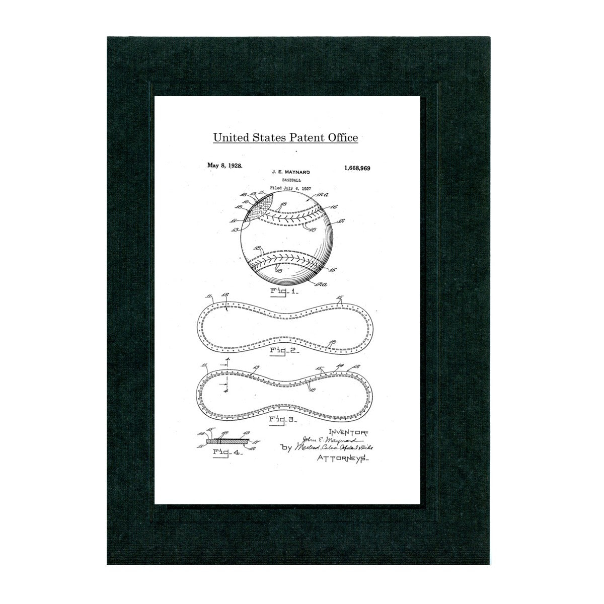 Baseball Patents patent card set