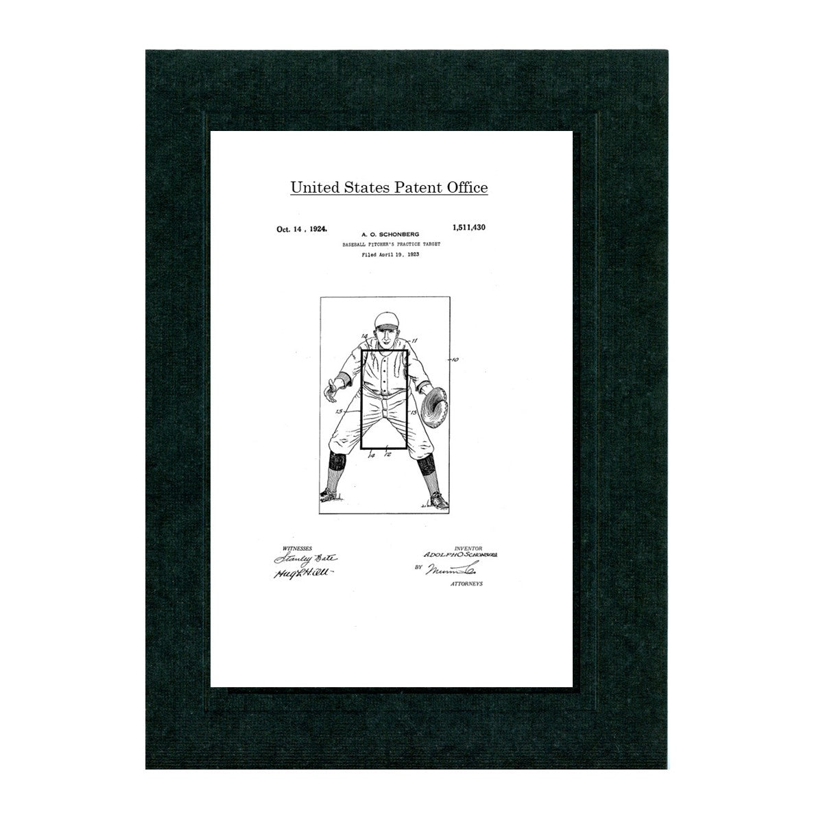 Baseball Patents patent card set