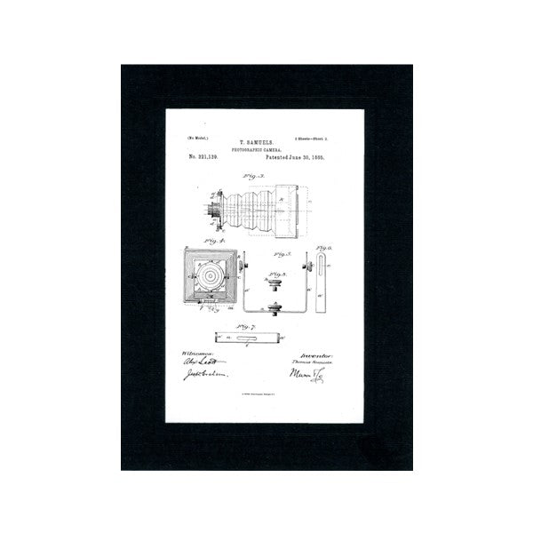 Camera Photography patent cards