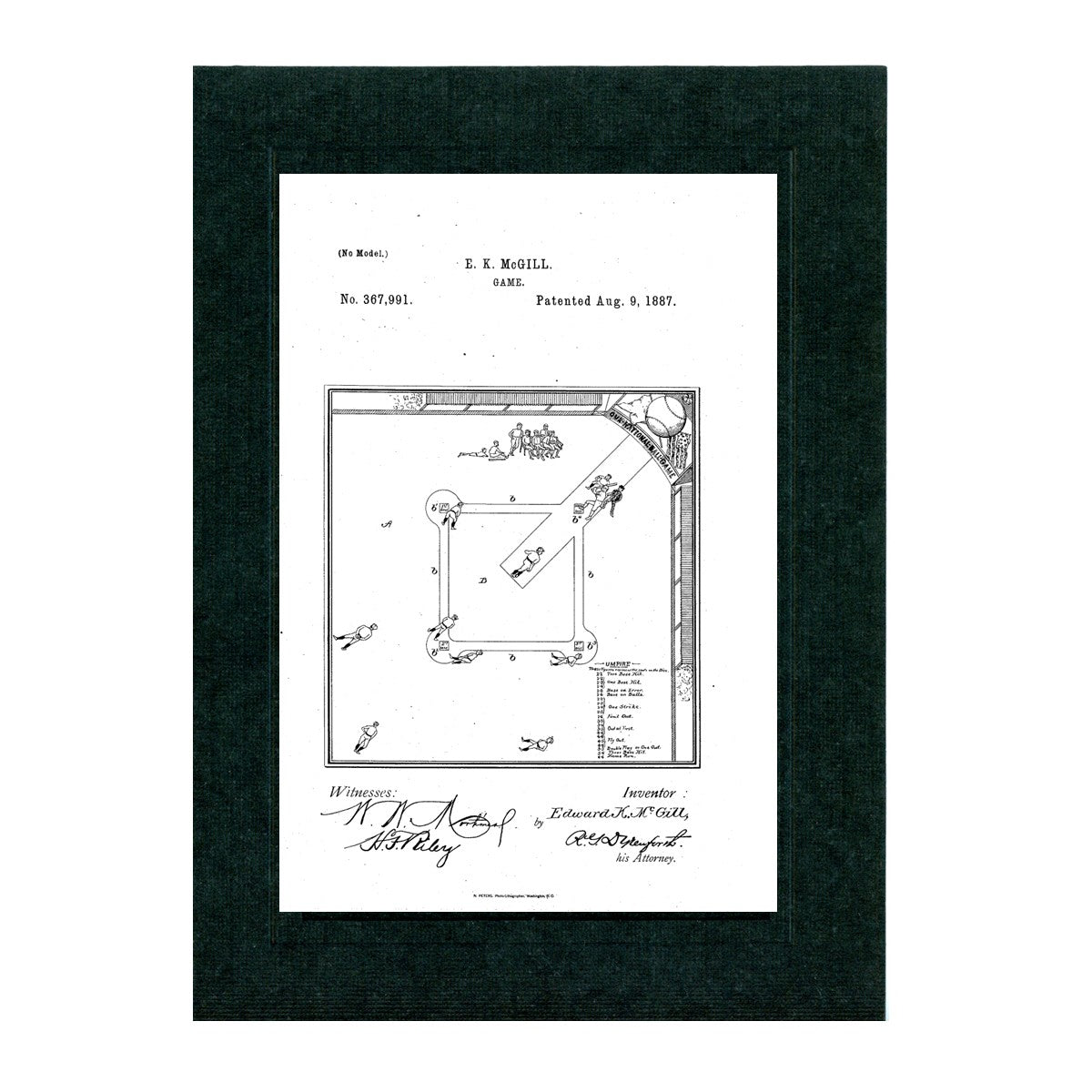 Baseball Patents patent card set