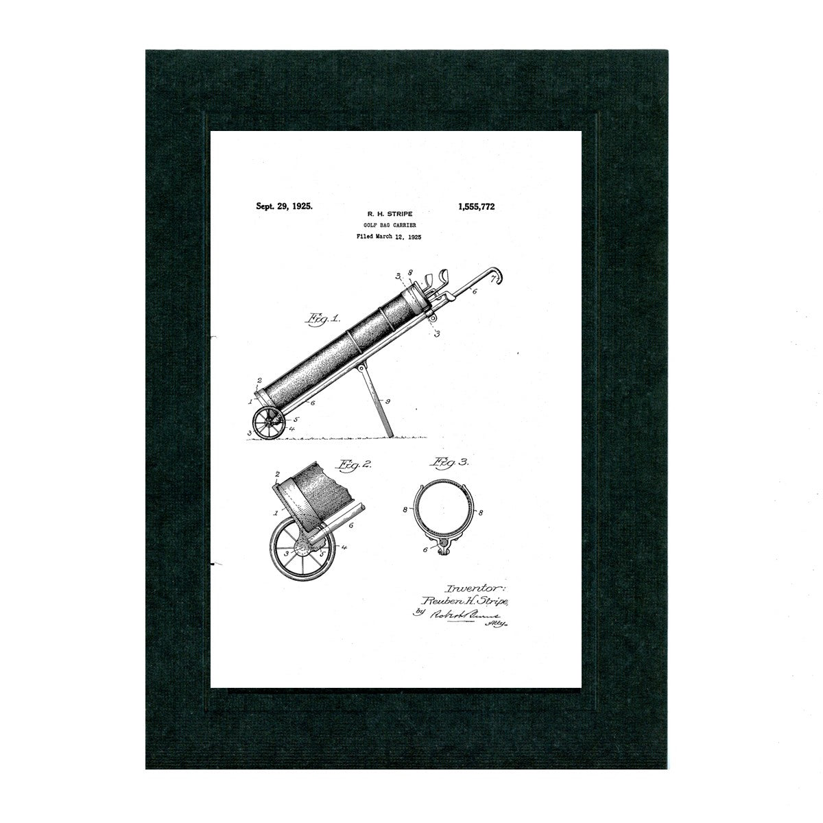 Golf Patents patent card set