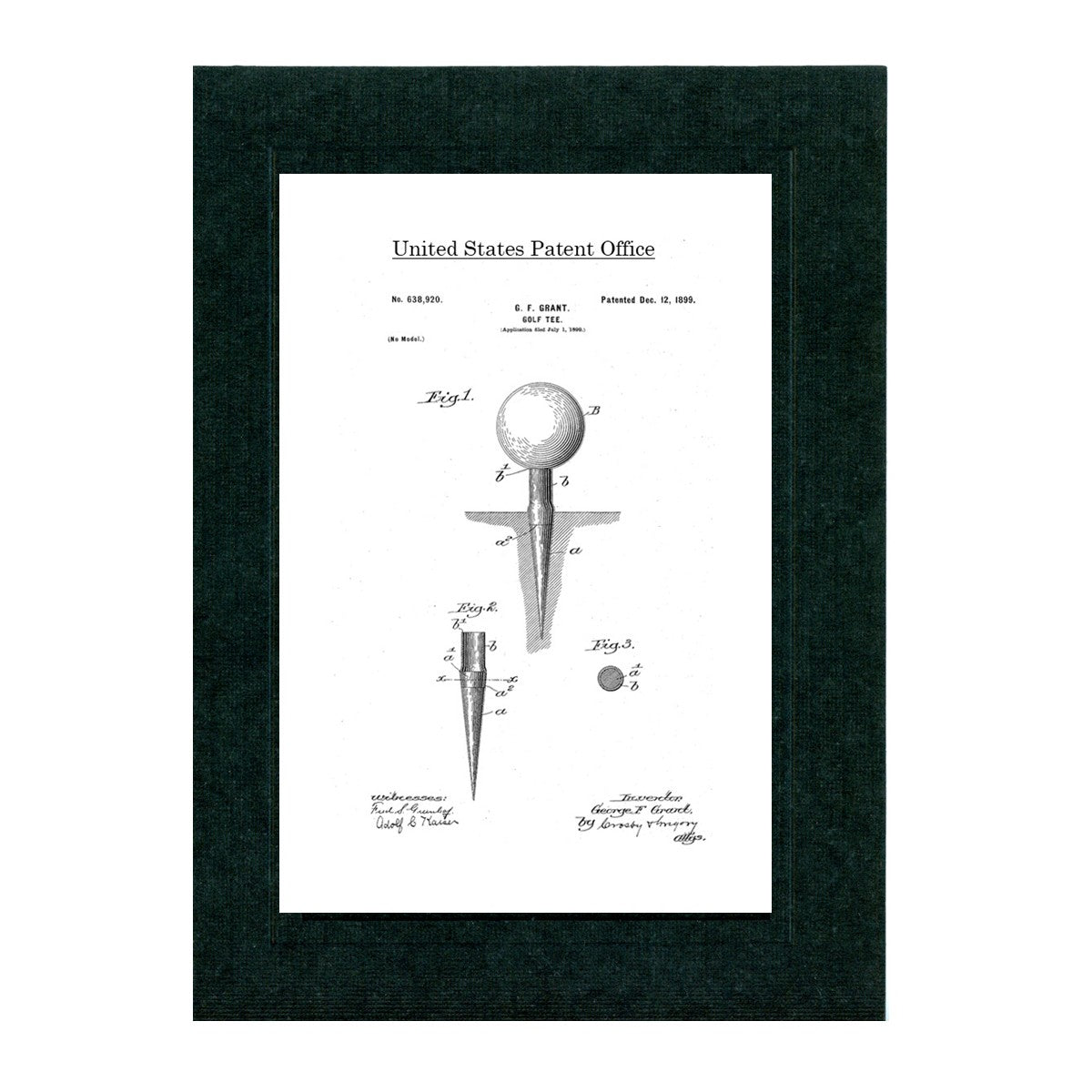 Golf Patents patent card set