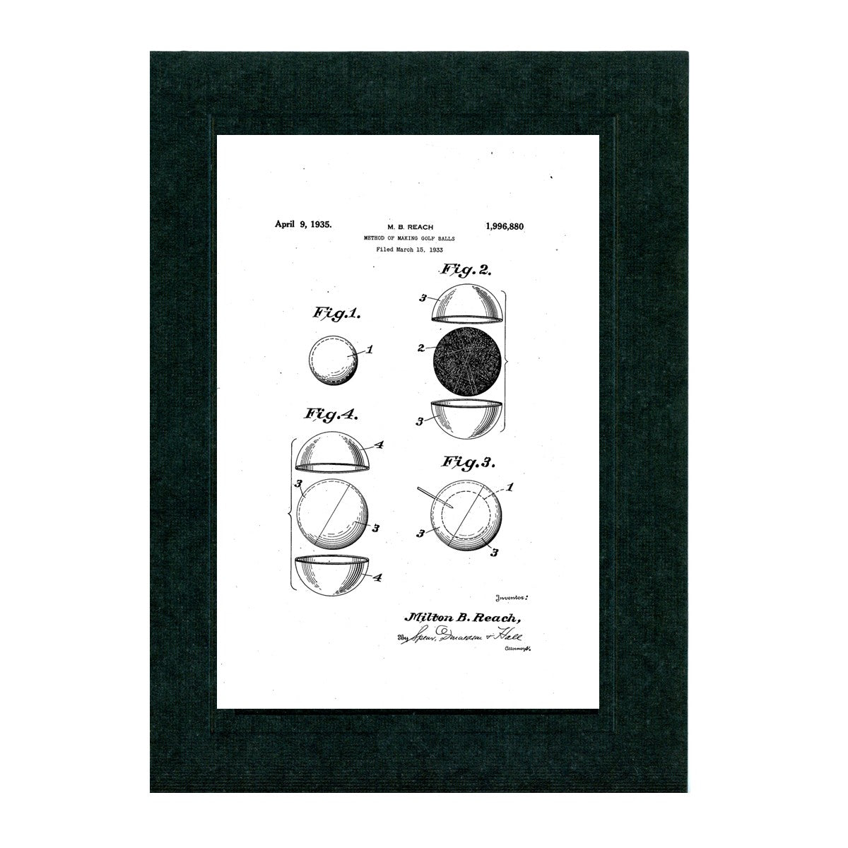 Golf Patents patent card set