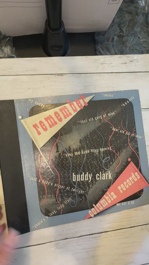 Remember Columbia Record - record album storage book