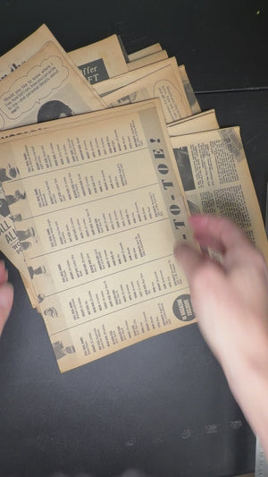 1970s Teen magazine pullouts - 4 pack