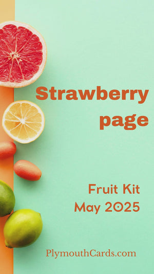 Fruit Mini Journal card kit -       May 14th ONLY