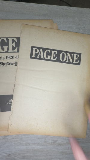 New York Times front cover bundles (not all decades)