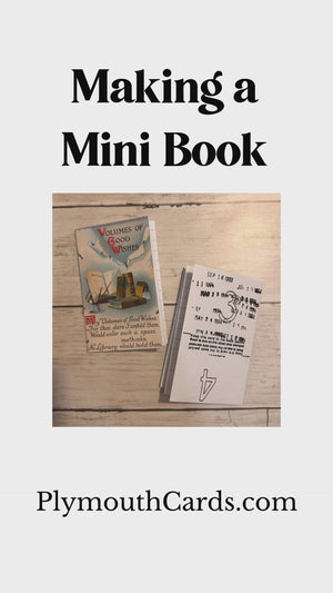 Books Mini Journal card kit -March 14th only