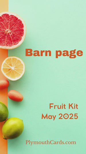 Fruit Mini Journal card kit -       May 14th ONLY