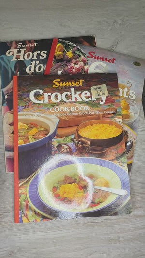 3 Sunset cookbooks