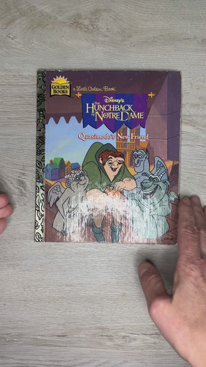 Disney's The Hunchback of Norte Dame Quasimodo's New Friend - Little Golden Book