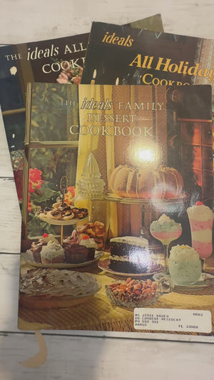 Ideals cookbooks - Set of 3