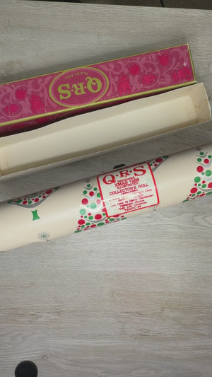 Vintage QRS 1988 Christmas Collector’s Player Piano Roll | Limited Edition Holiday Music