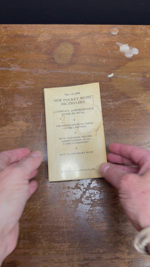 New Pocket Music Dictionary