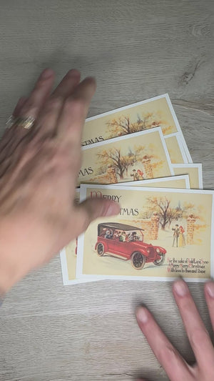 Merry Christmas postcards - 6 pack - printing error