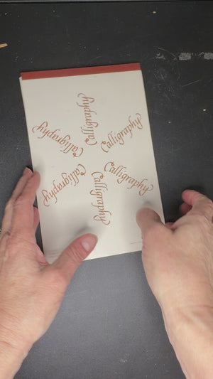 Calligraphy pad